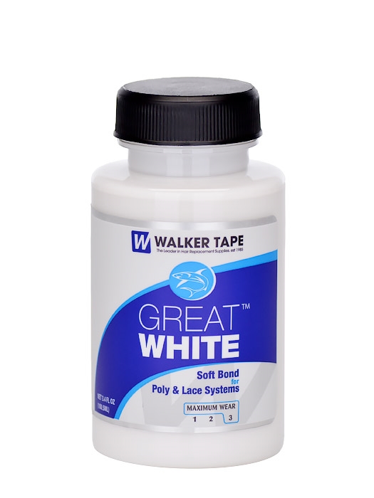 Walker Tape Great White Hair Glue Adhesive - Hair Systems, Wigs & Hairpieces Walker Tape Great White Hair Glue Adhesive - Hair Systems, Wigs & Hairpieces